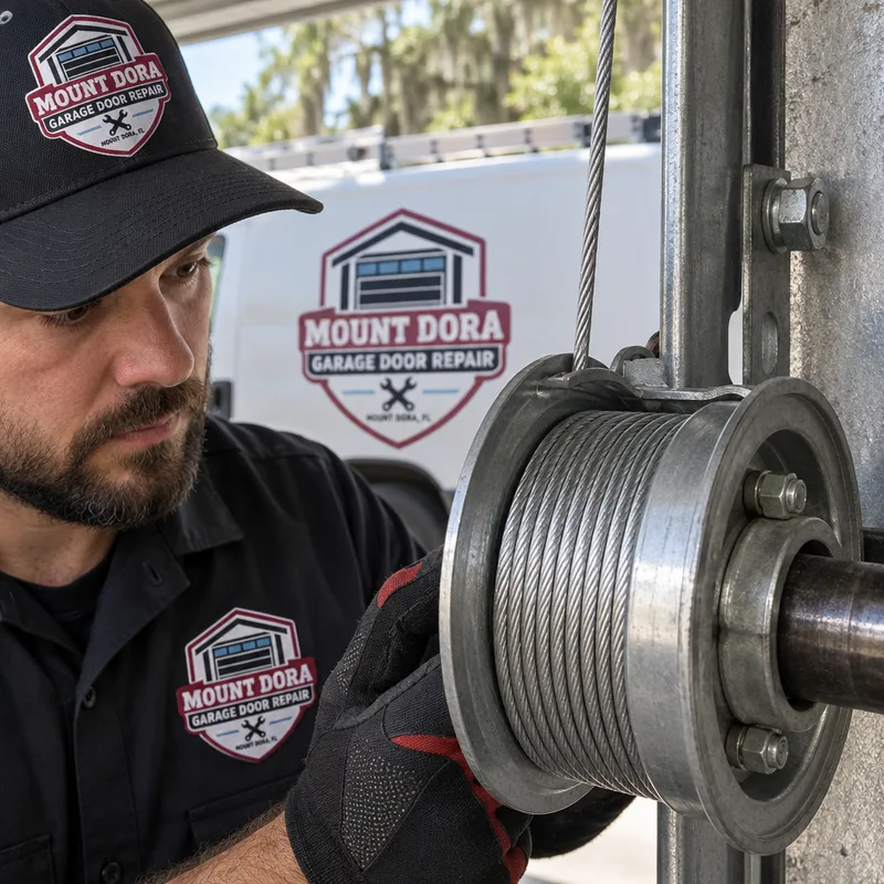 Corrected garage door track bracket spacing and tightened jamb mounting screws